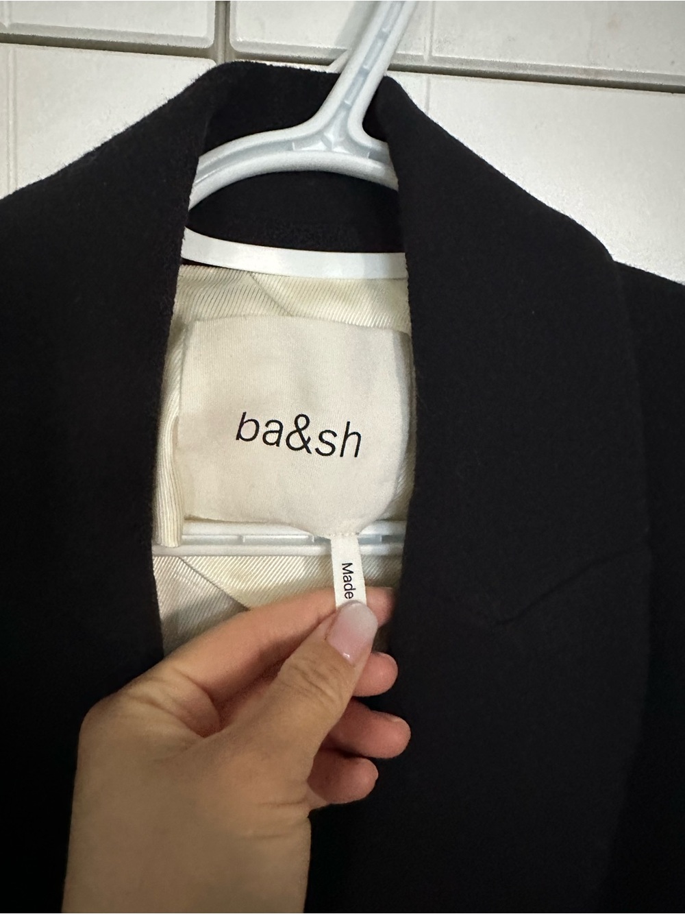 ba&sh Long Single-Button Coat - Picture 3 of 8